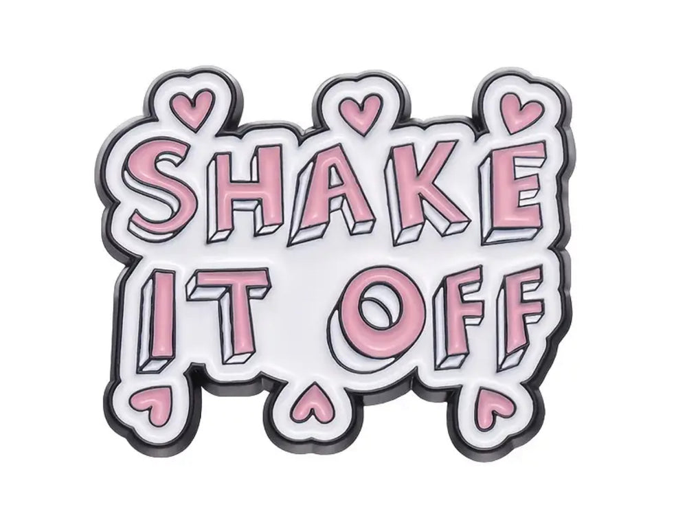 Shake it Off Enamel Pin