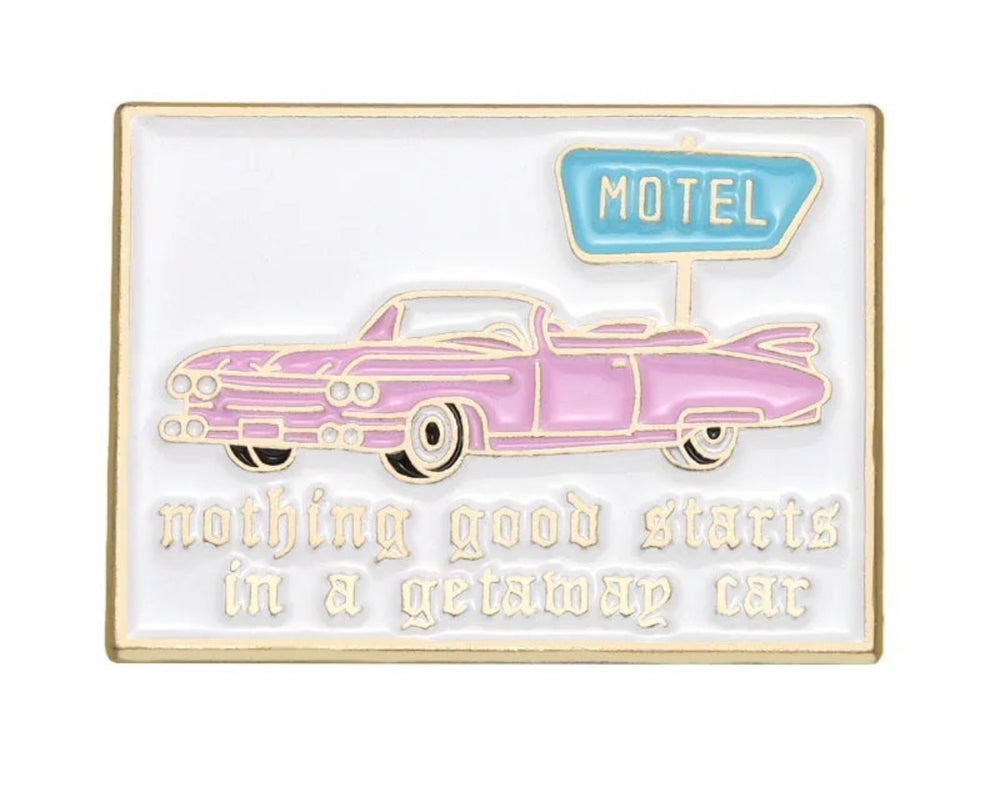 Getaway Car Enamel Pin