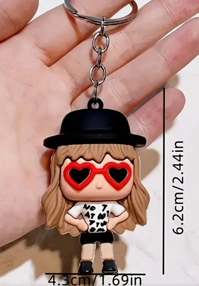 Taylor Pop Funko Style Keychain