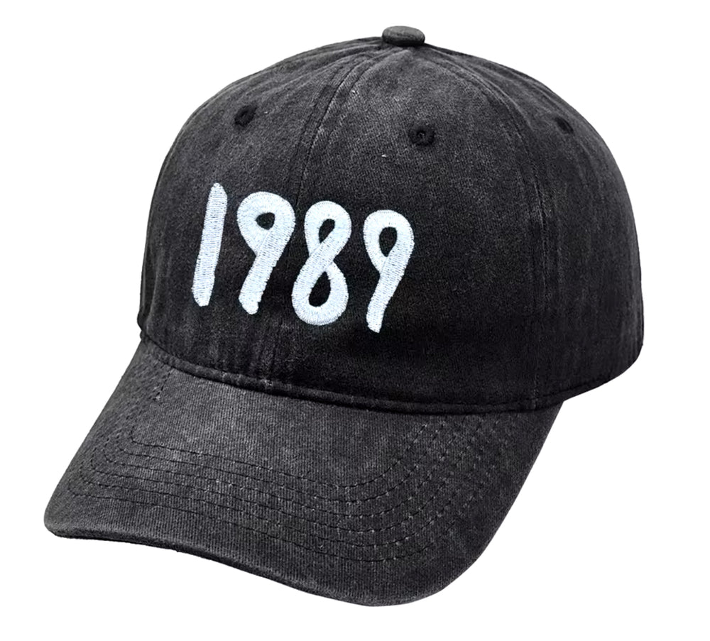 1989 Baseball Cap Embroidery Retro Style Dad Hat