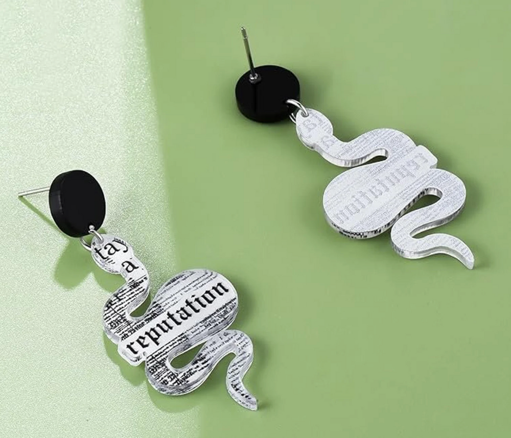 Taylor A Swift Reputation Snake Earrings